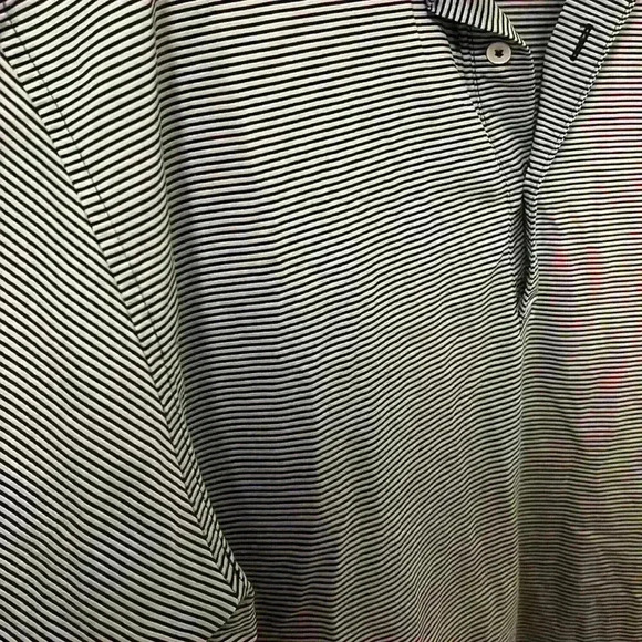 Men’s Polo size large striped - Picture 2 of 6